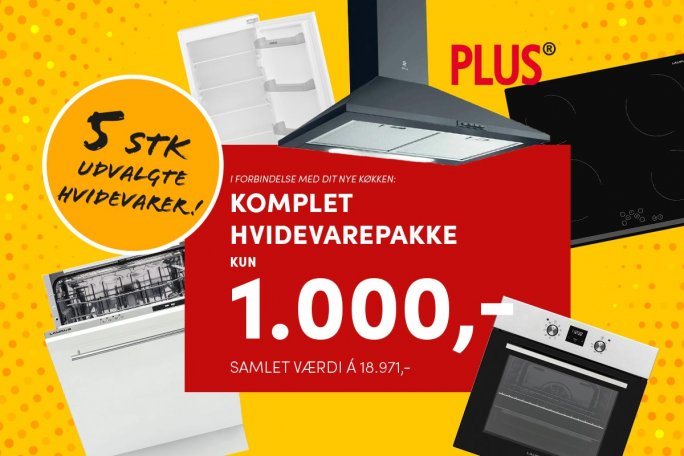 Kampagne med 5 hvidevarer