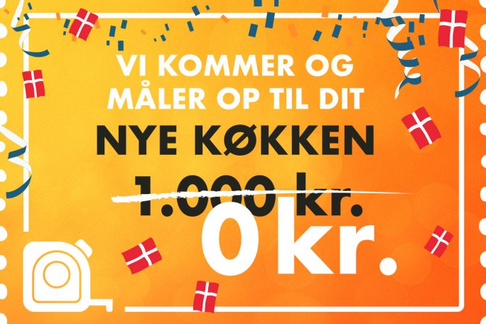 Få en tegning af dit nye køkken - helt gratis