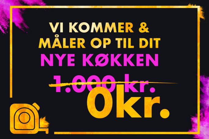 Få gratis designforslag af dit nye køkken