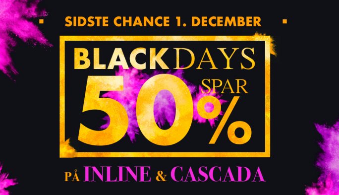 Se de fantastiske BLACK days-tilbud