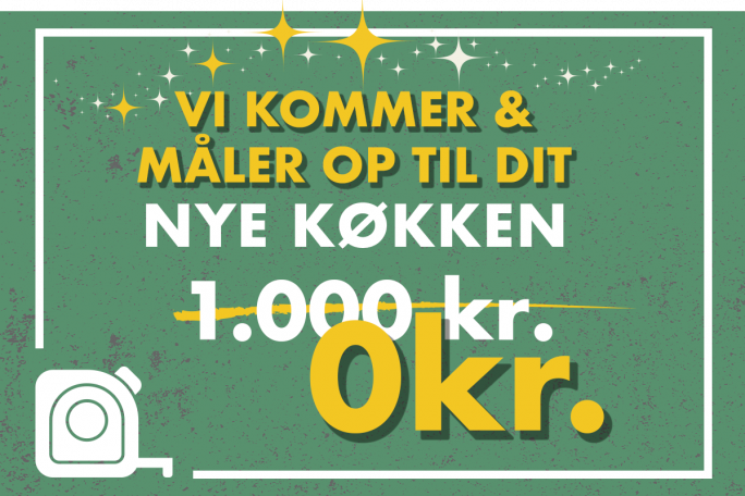 Få tegnet dit nye køkken helt gratis