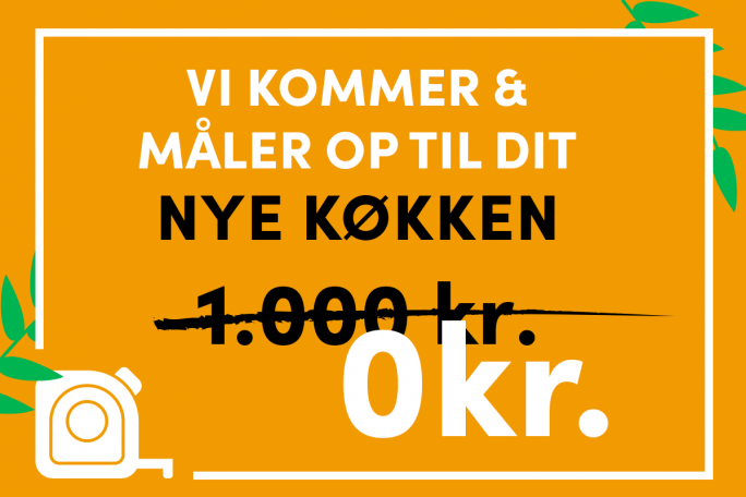 Vi tegner dit nye køkken helt gratis