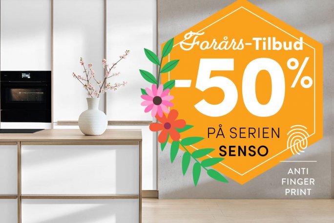 Spar 50% på Senso-serien med antifingerprint
