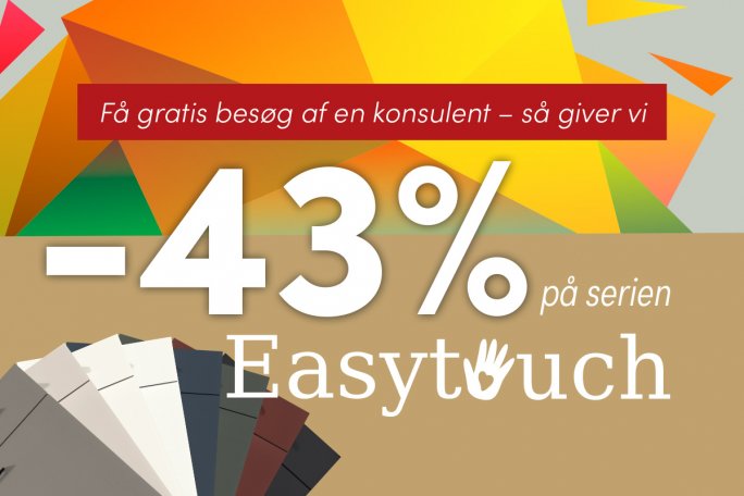 Book møde og få 43 % på Easytouch-serien