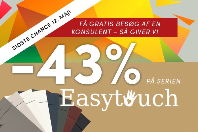 Sidste chance for at få rabat på Easytouch