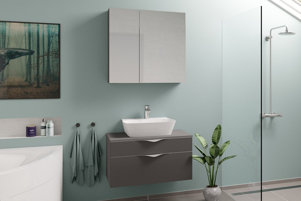 Eksklusivt bad i harmonisk design