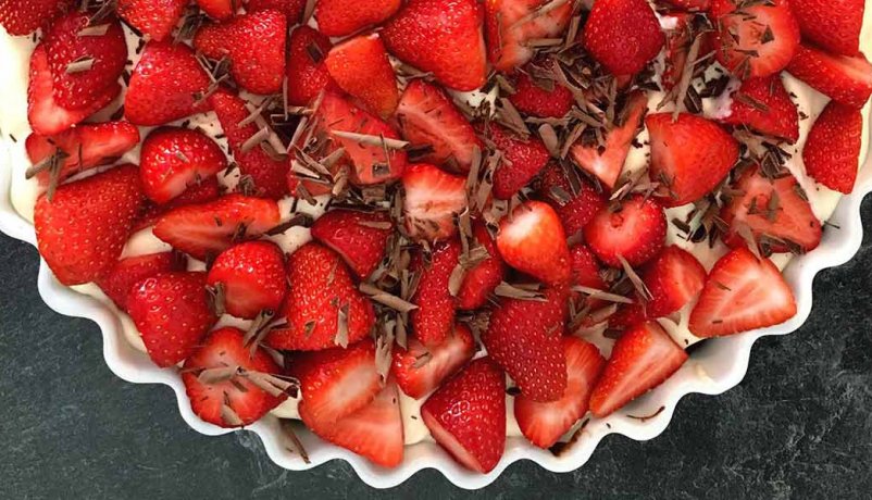 vordingborg køkkenet opskrifter gratis madretter dessert jordbærkage jordbærtærte