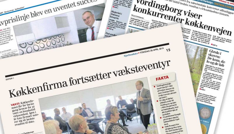 Vordingborg Køkkenet i pressen med diverse artikler