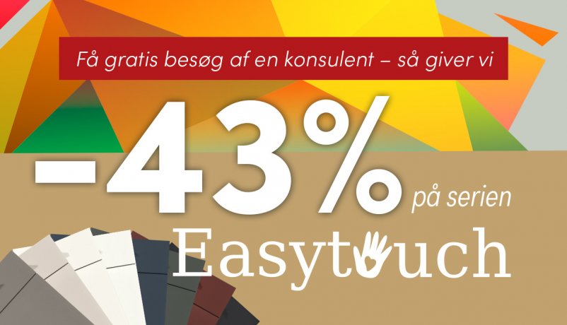 Book møde og få 43 % på Easytouch-serien