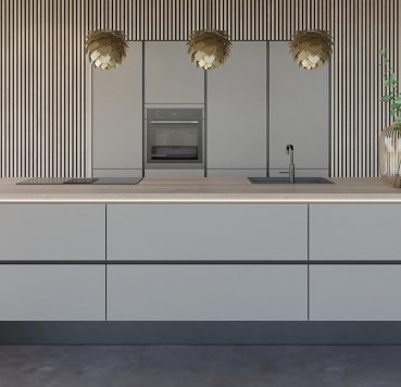 Line N-luksuskøkken med ægte grebsfrit design